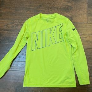Boys Nike Fitted Long Sleeve Shirt